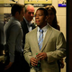 NFL running back Ray Rice (foreground) enters a news conference followed by his wife, Janay, at the Baltimore Ravens training center on May 23, 2014, in Owings Mills, Md.
Rob Carr/Getty Images